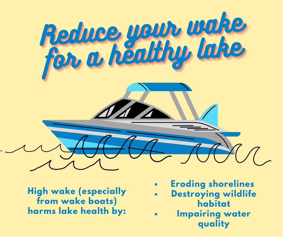 Reduce your wake for a healthy lake